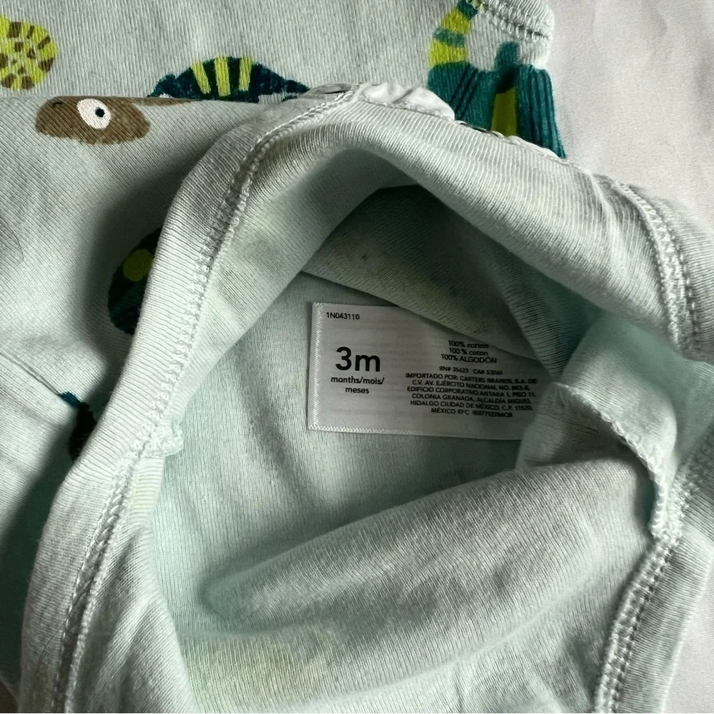 Set of 5 Carter’s Sleeveless Beach Themed Onesies in Size 3 Months